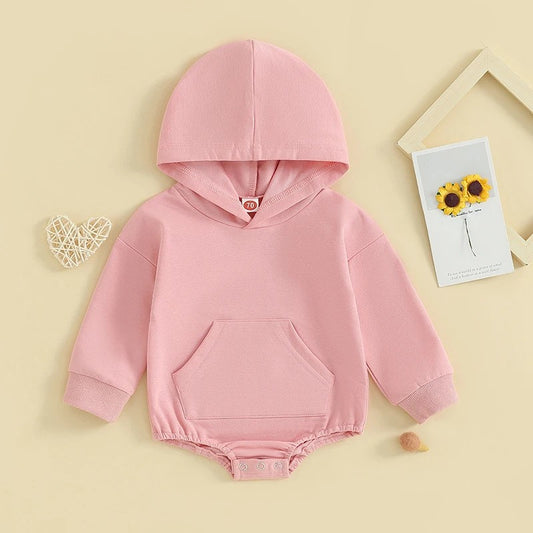 CuddleCloud™
Baby Hooded Romper Jumpsuit