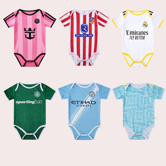 CuddleCloud™ 
Baby Football Team Jumpsuit