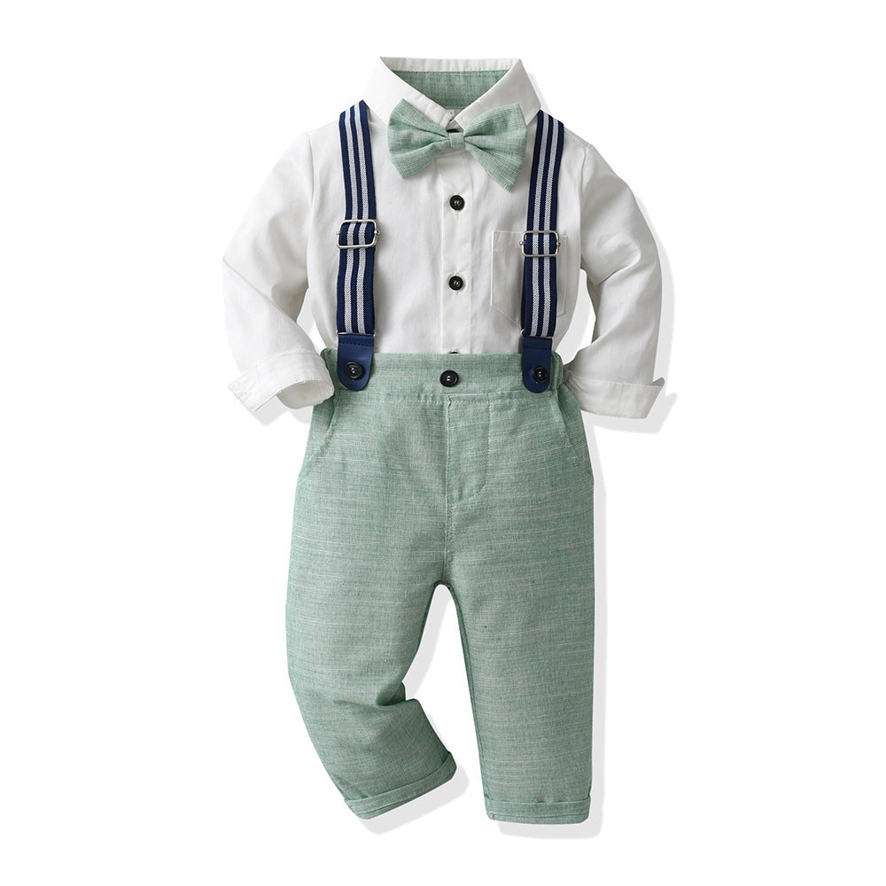 Baby Korean-Style Cotton Blend Outfit