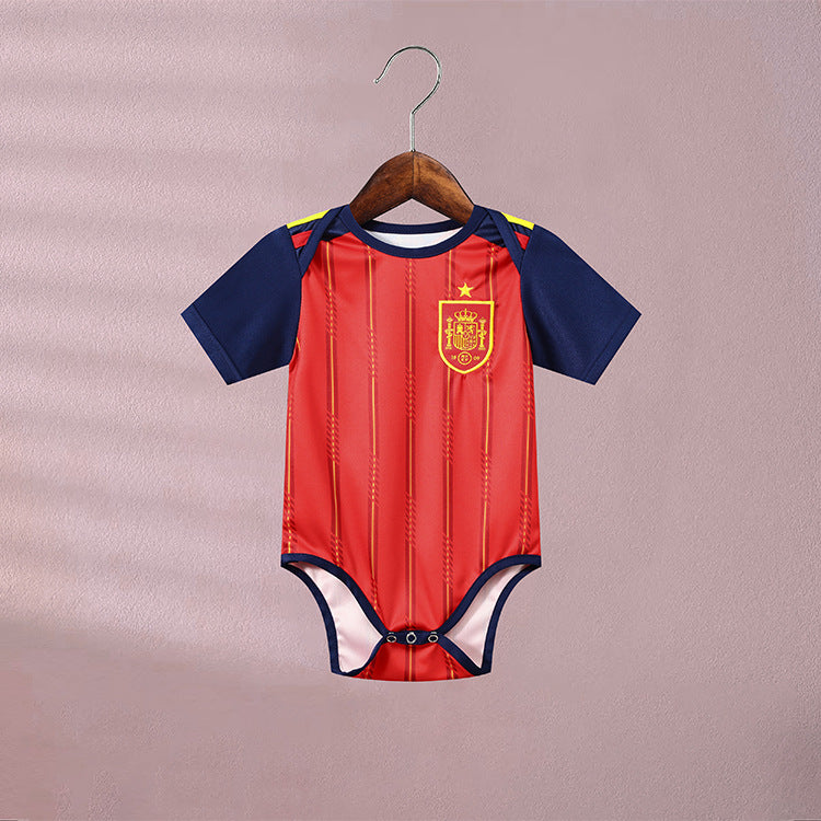 CuddleCloud™ 
Baby Football Team Jumpsuit