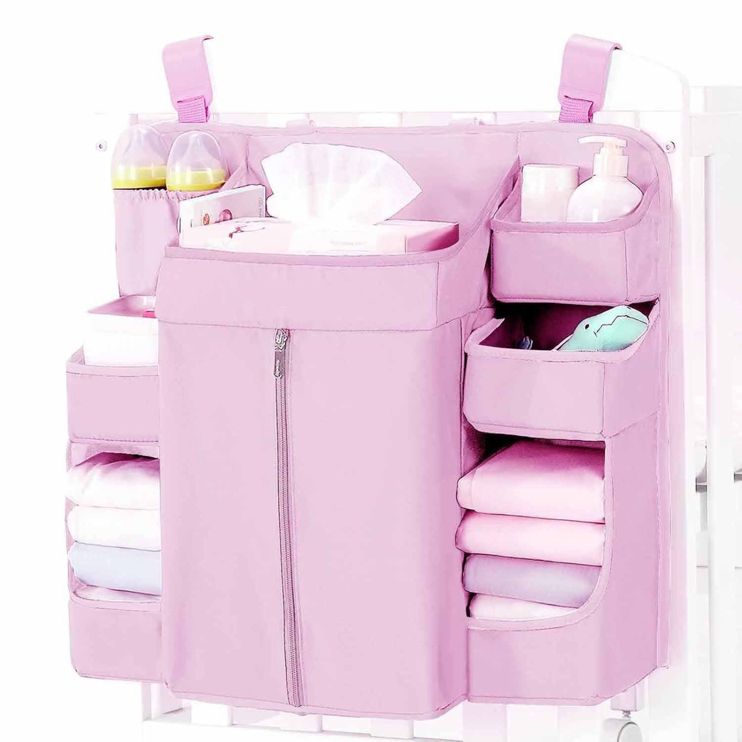 Layered Baby Bedside Storage Bag