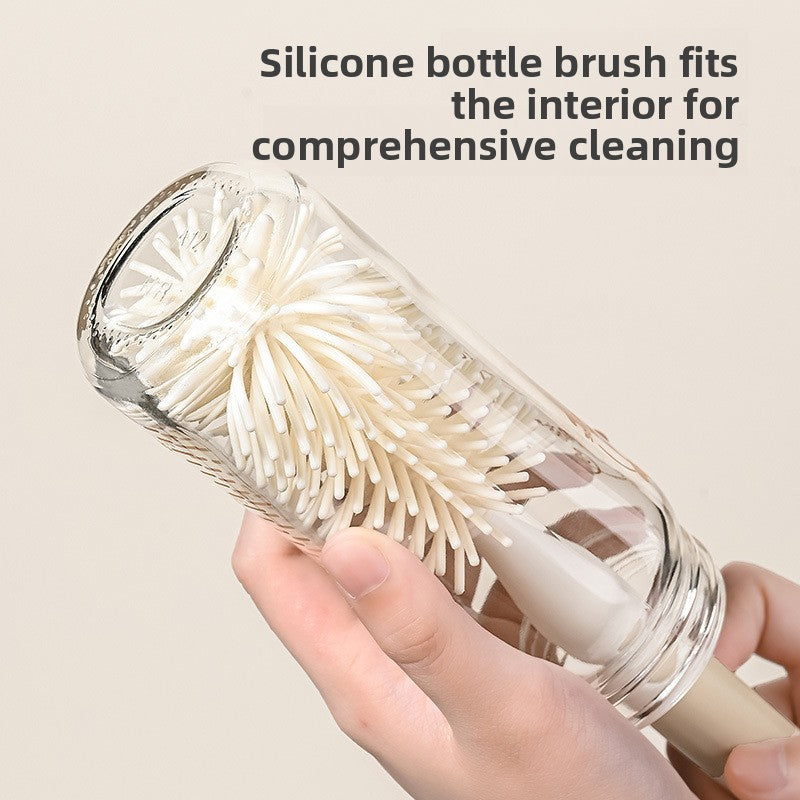 CuddleCloud™ 
Silicone Portable Baby Bottle Brush