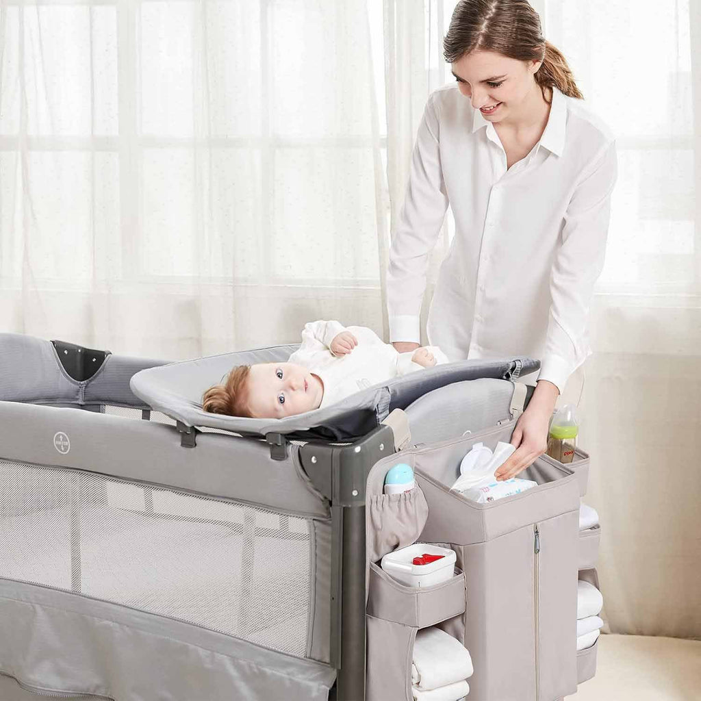Layered Baby Bedside Storage Bag