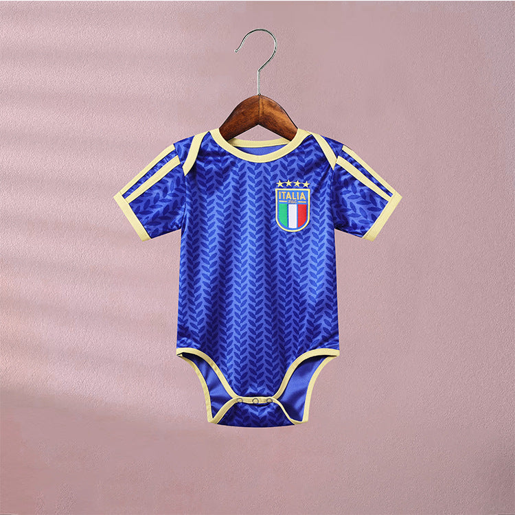 CuddleCloud™ 
Baby Football Team Jumpsuit