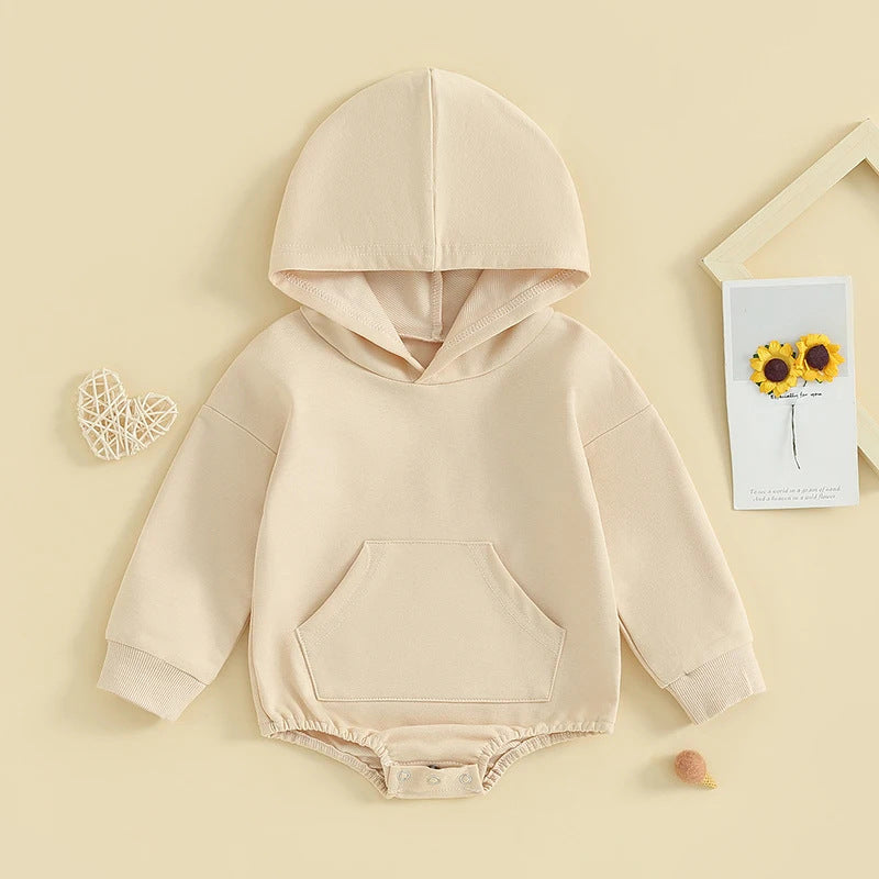CuddleCloud™ 
Baby Hooded Romper Jumpsuit