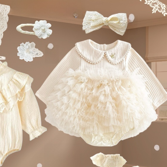 Baby Girl Lace Dress Set