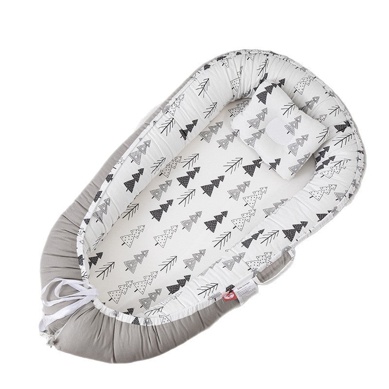 Portable, washable, pressure-resistant baby bed