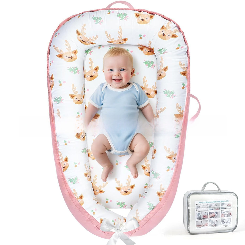 Portable, washable, pressure-resistant baby bed