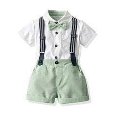 Baby Korean-Style Cotton Blend Outfit