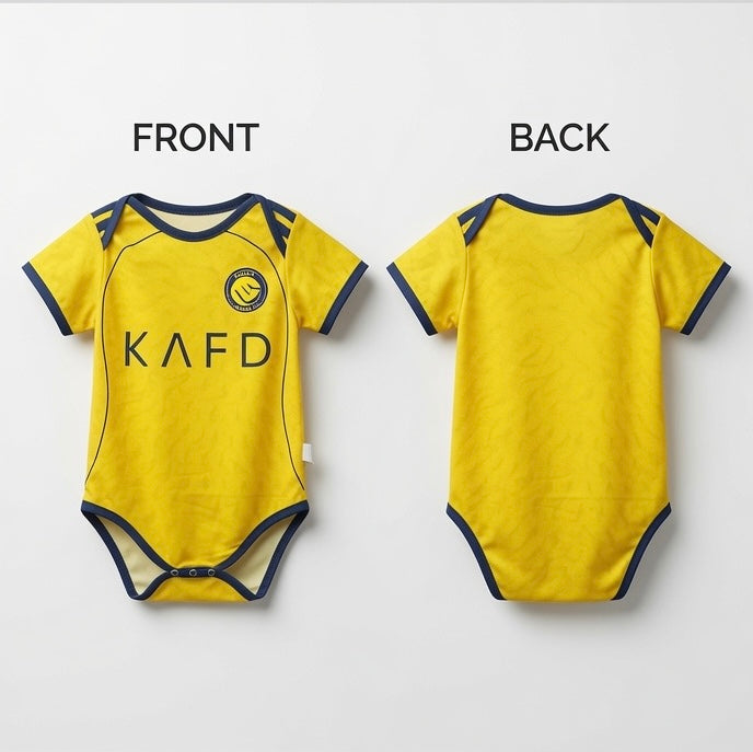 CuddleCloud™ 
Baby Football Team Jumpsuit