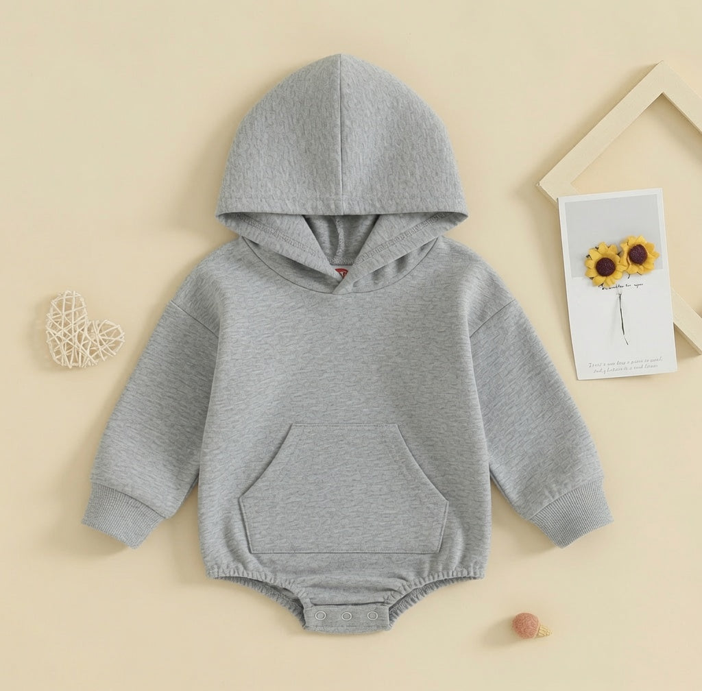 CuddleCloud™ 
Baby Hooded Romper Jumpsuit