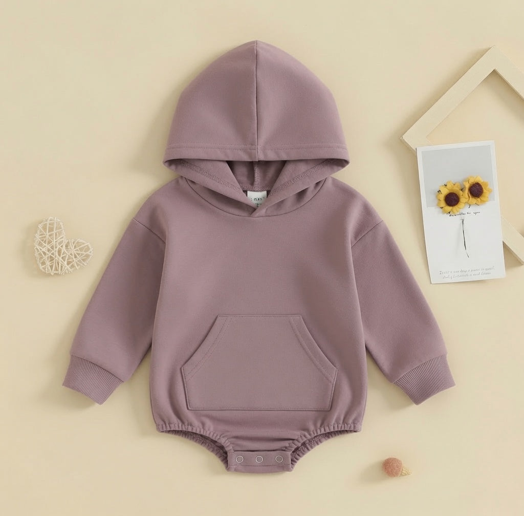 CuddleCloud™ 
Baby Hooded Romper Jumpsuit