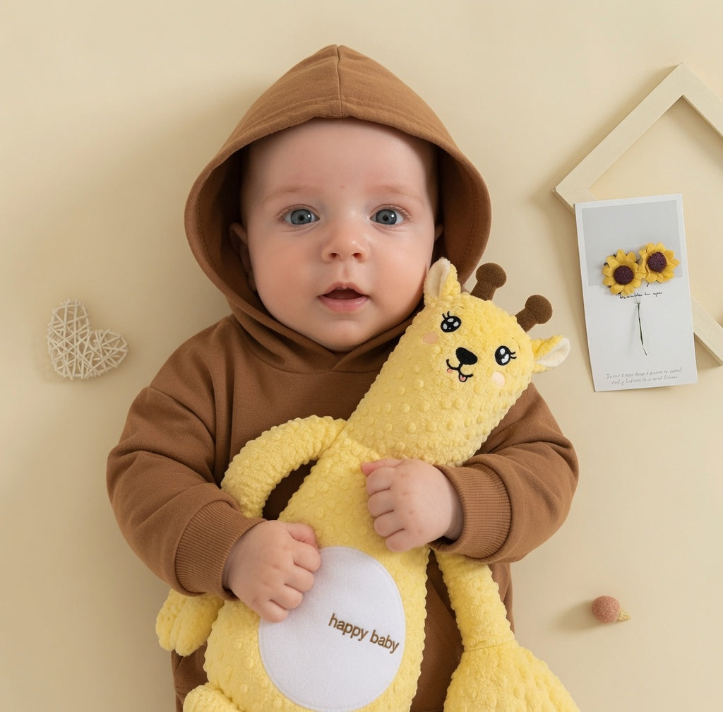 CuddleCloud™ 
Baby Hooded Romper Jumpsuit