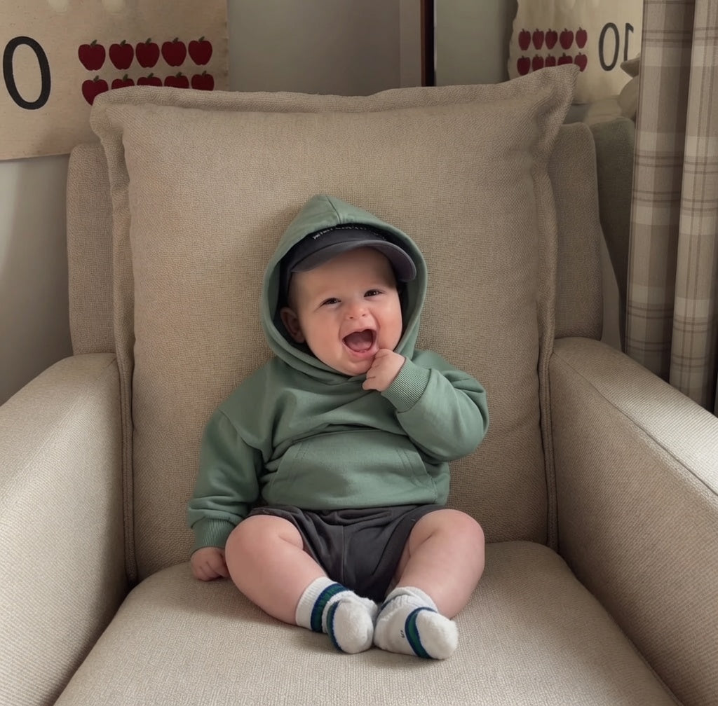 CuddleCloud™ 
Baby Hooded Romper Jumpsuit