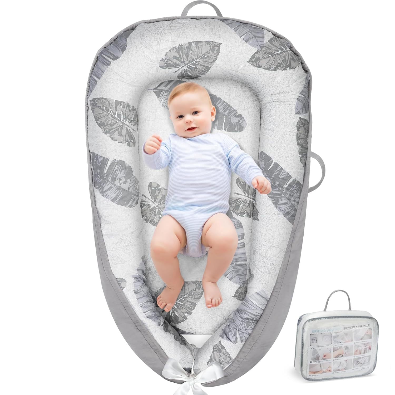 Portable, washable, pressure-resistant baby bed