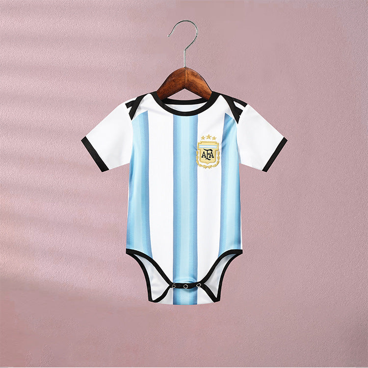 CuddleCloud™ 
Baby Football Team Jumpsuit