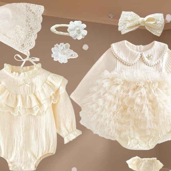 Baby Girl Lace Dress Set